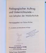 Tobias Richter: Pädagogischer Auftrag un