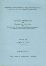 Kritische Betrachtungen zur pharmazeutisch relevanten Polymorphieforschung Inaugural-Dissertation zur Erlangung des Doktorwürde des Fachbereichs Pharmazie und Lebensmittelchemie der Philipps Universität Marburg a.d.Lahn