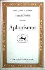 Harald Fricke: Aphorismus. (Nr. 208)