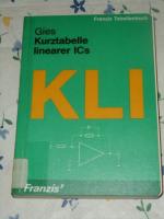 Kurztabelle linearer ICs. Franzis-Tabellenbuch