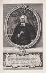 "Christian Ludwig Schlichter..." - Christian Ludwig Schlichter (1705-1765) Professor in Halle Anhalt Pastor Köthen Portrait