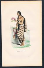 Indianerin Pampas Amerika Tracht Trachte
