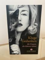 Kluge Gedanken für Frauen, die Katzen li