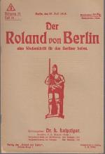 Roland von Berlin - Leipziger, Dr. L. (H Roland von Berlin - Leipziger, Dr. L. (H