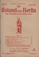 Roland von Berlin - Leipziger, Dr. L. (H Roland von Berlin - Leipziger, Dr. L. (H