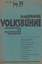 Magdeburg. - Volksbühne. - Verantwortlic Magdeburg. - Volksbühne. - Verantwortlic