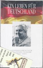 Ein Leben für Deutschland. Gedenkschrift für Wolfgang Venohr ( 1925 - 2005 ). -