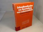 Werner Baltes: Schnellmethoden zur Beurt