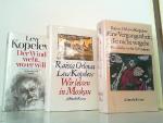 1. Der Wind weht, wo er will. Gedanken über Dichter. / 2. Wir lebten in Moskau. / 3. Eine Vergangenheit, die nicht vergeht. Rückblicke aus fünf Jahrzehnten.