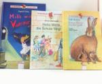 Konvolut aus 3 Büchern: 1. Kleine Hasen werden groß. (Kinderbuchbär). / 2. Hallo Marie, die Schule fängt an! (Der kleine Bücherbär) / 3. Milli will Vampir werden. (Bücherbär).