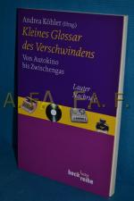Andrea Köhler: Kleines Glossar des Versc