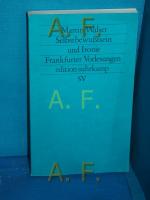Martin Walser: Selbstbewusstsein und Iro