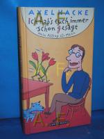 Axel Hacke: Ich hab
