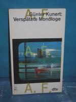 Günter Kunert: Verspätete Monologe / MIT