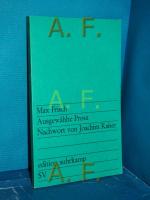 Max Frisch: Ausgewählte Prosa (Edition S