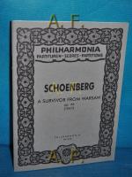 Schoenberg : A Survivor From Warsaw op. 46 (1947). Philharmonia Partituren - Scores - Partitions.