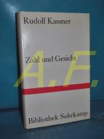 Zahl und Gesicht : nebst e. Einl. "Der Umriss einer universalen Physiognomik" (Bibliothek Suhrkamp Band 564)