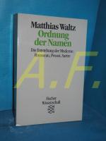 Matthias Waltz: Ordnung der Namen : die 