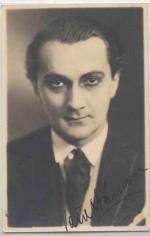 Autograph: Vasa Hochmann, Schauspiel