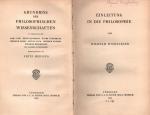 Wilhelm Windelband: Einleitung in die Ph
