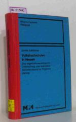 Volkshochschulen in Hessen Eine organisationssoziologische Untersuchung unter besonderer Berücksichtigung der Programmplanung