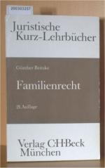 Günther Beitzke: Familienrecht Günther Beitzke: Familienrecht