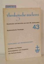 Sauter,  Gerhard: Theologie als Wissensc