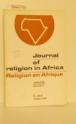 Journal of religion in Africa - Religion en Afrique volume IX - fascicule 1