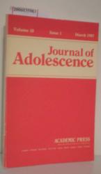 Journal of Adolescence Volume 10 - Issue 1 - March 1987