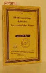 Reichs-Kredit-Gesellschaft AG (Hg.): Eff Reichs-Kredit-Gesellschaft AG (Hg.): Eff
