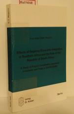 Effects of Regional Economic Integration in Southern Africa and the Role of the Republic of South Africa.