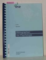 Supervision - Bibliographien zur Psychologie. Nr. 102 Eine Spezialbibliographie deutschsprachiger psychologischer Literatur Stand: PSYNDEX-Update 2/94