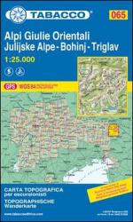 Tabacco Wandern 1 : 25 000  Alpi Giulie Orientali-Bohinj-Triglav