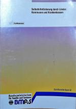 Selbsthilfeförderung durch Länder, Kommunen und Krankenkassen: Förderpraxis in den neuen Bundesländern und Empfehlungen zur Förderung von ... Bundesministeriums für Familie und Senioren) Förderpraxis in den neuen Bundesländern und Empfehlungen zur Förderung von Selbsthilfegruppen und Selbsthilfekontaktstellen