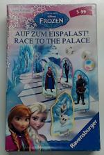 Ravensburger 23402 - Disney Frozen: Auf zum Eispalast!, Mitbringspiel für 2-4 Spieler, Kinderspiel ab 4 Jahren, kompaktes Format, Reisespiel, Brettspiel Janet Kneisel