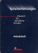 Spracherfahrungen - Arbeitsheft