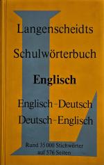 Langenscheidt: Schulwörterbuch Englisch