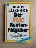 Der neue Rentenratgeber Gesetzesstand 1987