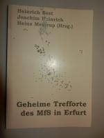 Geheime Trefforte des MfS in Erfurt