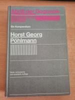Pöhlmann, Horst Georg: Abriss der Dogmat Pöhlmann, Horst Georg: Abriss der Dogmat