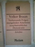 Verheerende Folgen mangelnden Anscheins innerbetrieblicher Demokratie.