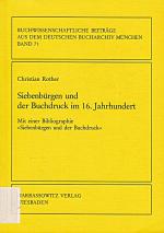 Christian Rother: Siebenbürgen und der B Christian Rother: Siebenbürgen und der B