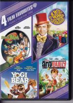 4 Film Favorites - Family Film Fun Time - 4 Filme auf DVD - Yogi Bear - Willy Wonka & the Chocolate Factory - The Ant Bully - Space Jam