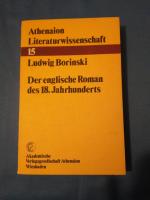 Ludwig Borinski: Der englische Roman des Ludwig Borinski: Der englische Roman des