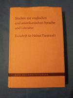 Studien zur englischen und amerikanischen Sprache und Literatur : Festschrift für Helmut Papajewski. hrsg. von Paul G. Buchloh [u. a.] / Kieler Beiträge zur Anglistik und Amerikanistik ; Bd. 10