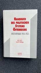 Handbuch des politischen Systems Österreichs. Erste Republik 1918 - 1933