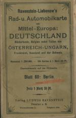 Ravenstein-Liebenow's Rad- und Automobilkarte von Mittel-Europa.,Deutschland; Niederlande; Belgien