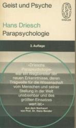 Hans Driesch: Parapsychologie