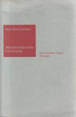 Schröbler Moser und  Paul: Mittelhochdeu