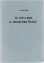 Die Leibesübungen im mittelalterlichen Volksleben.